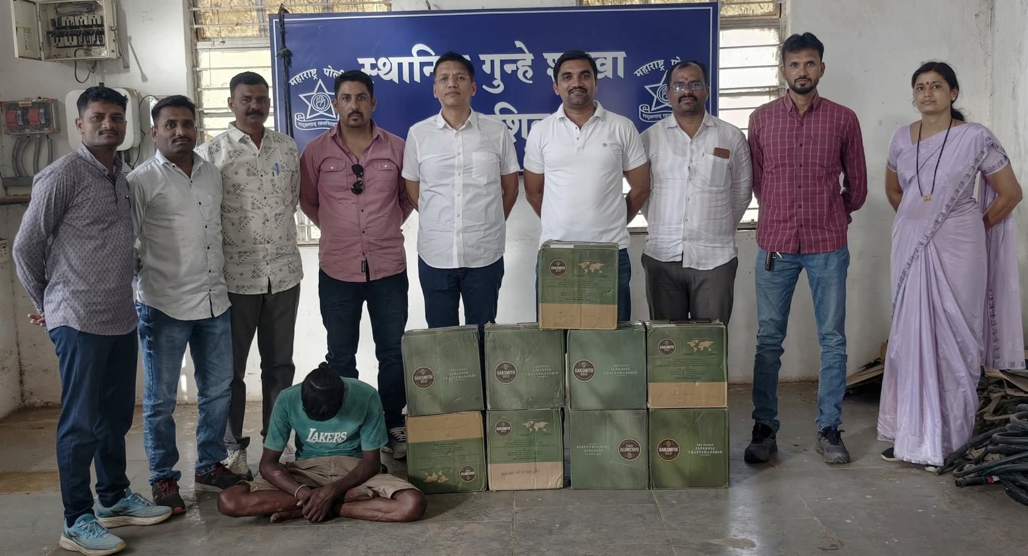 महामार्गावरील धावत्या टेम्पोवरील मालचोरीचा पर्दाफाश; स्थानिक गुन्हे शाखेकडून आरोपी जेरबंद, १.२३ लाखांचा मुद्देमाल जप्त